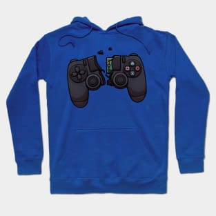 Broken Video Game Controller Rage Hoodie